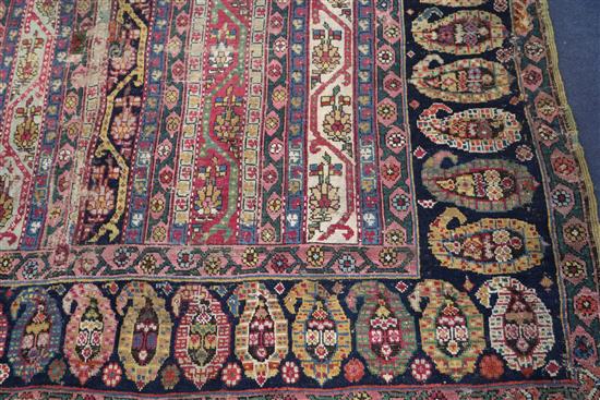 An antique Karabagh runner, 17ft 2in by 6ft 10in.